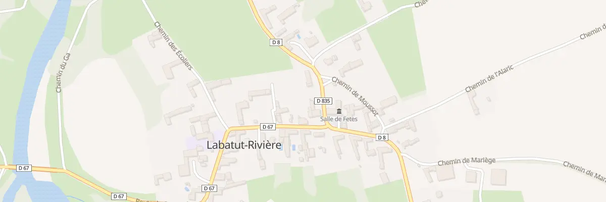 Plan du 19 Rue des Ecoles à Labatut-Rivière