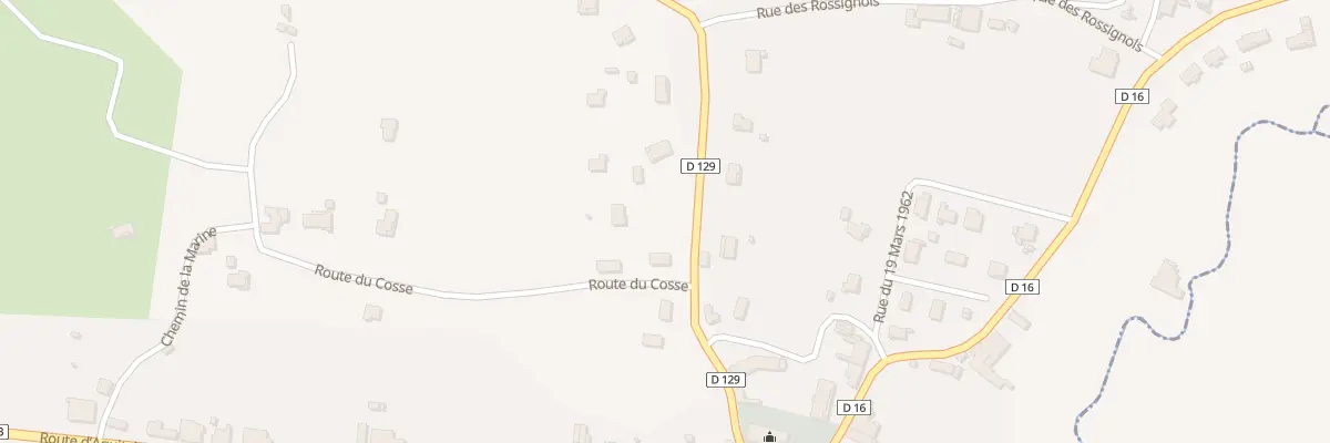 Plan du 5269F Le Cosse à Mongauzy