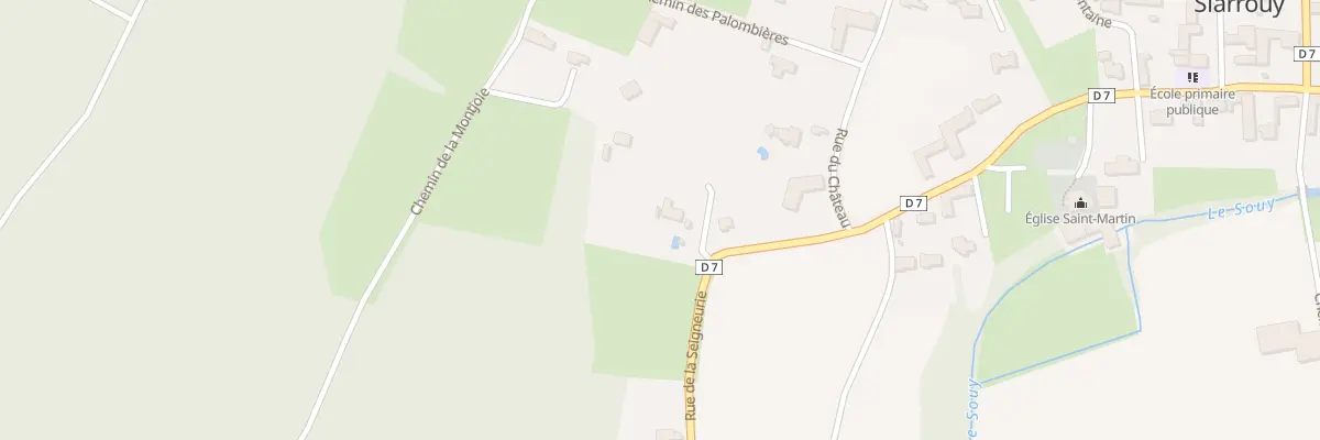 Plan du 20 Rue de la Seigneurie à Siarrouy