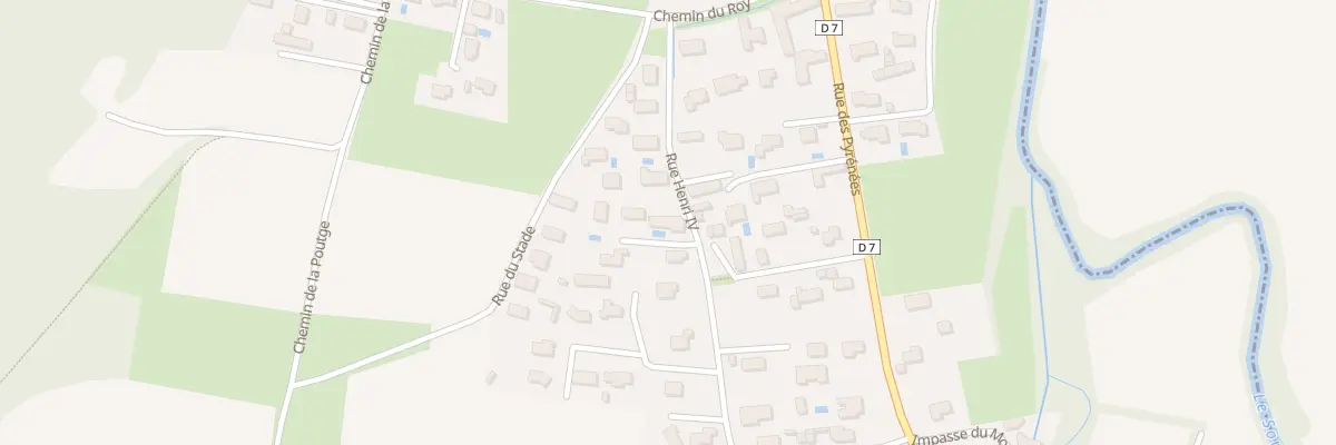 Plan du 10 Rue Henri IV à Lagarde