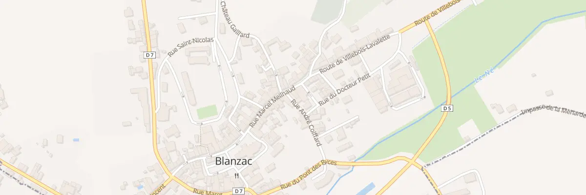 Plan du 11 Rue Marcel Meilhaud à Coteaux-du-Blanzacais