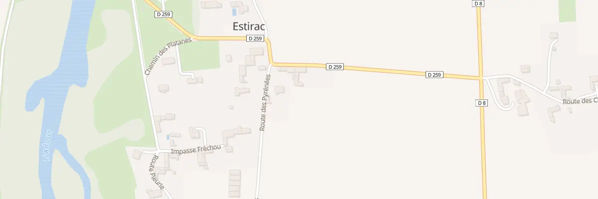 Plan du 5010 Le Village à Estirac