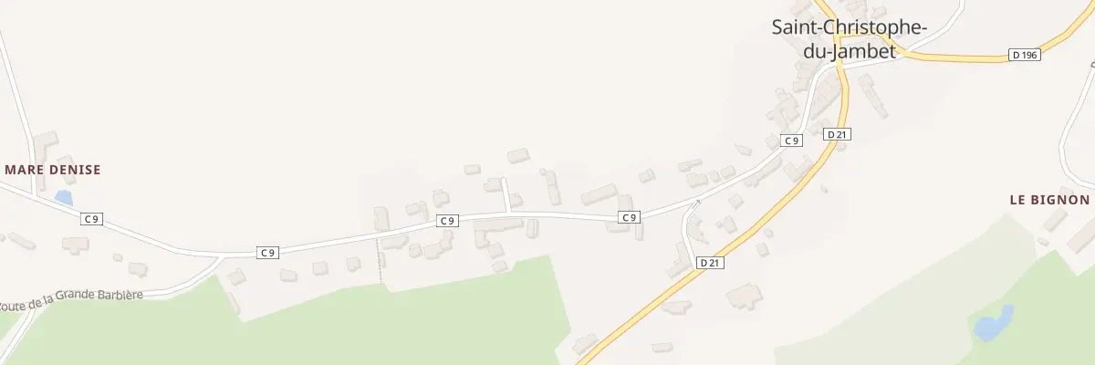 Plan du 22B Rue de la Reine Berthe à Saint-Christophe-du-Jambet