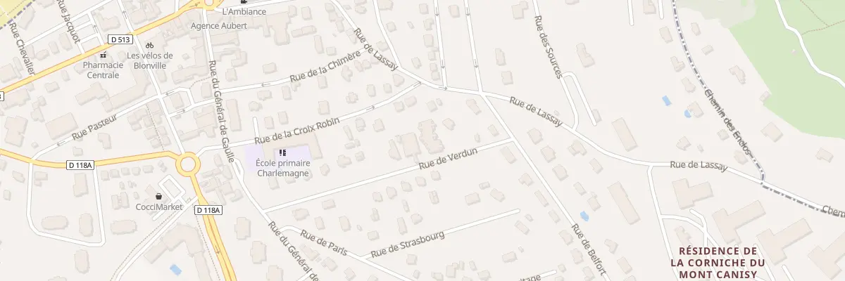 Plan du 17B Rue de Verdun à Blonville-sur-Mer