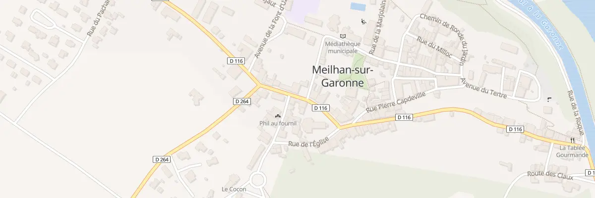 Plan du 11 Le Bourg à Meilhan-sur-Garonne