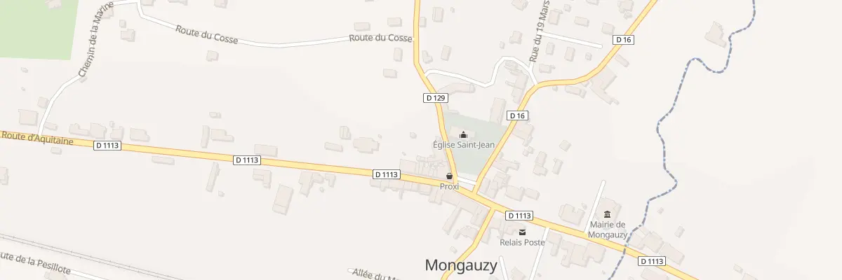 Plan du 50 Bourg Sud à Mongauzy