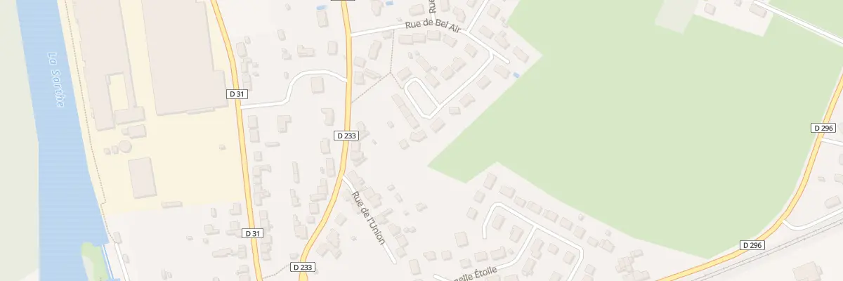 Plan du 14 Rue de Bel Air à La Suze-sur-Sarthe