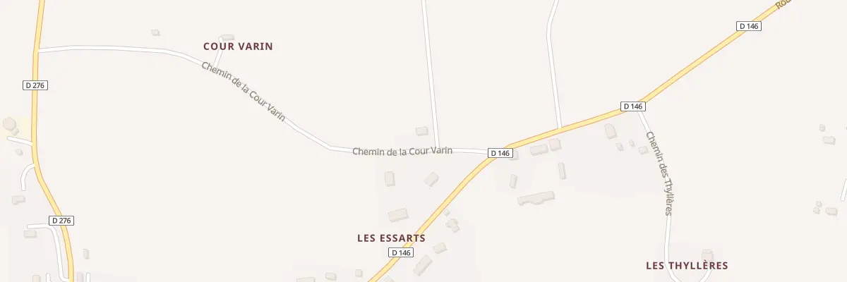 Plan du 68 Che de la Cour Varin à Beaufour-Druval
