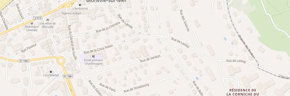 Plan du 17 Rue de Verdun à Blonville-sur-Mer