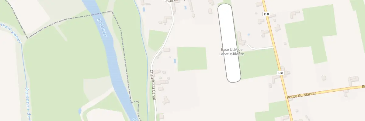 Plan du 5 Che du Canal à Labatut-Rivière
