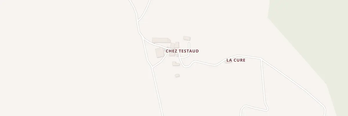 Plan du 4 Chez Testaud à Coteaux-du-Blanzacais