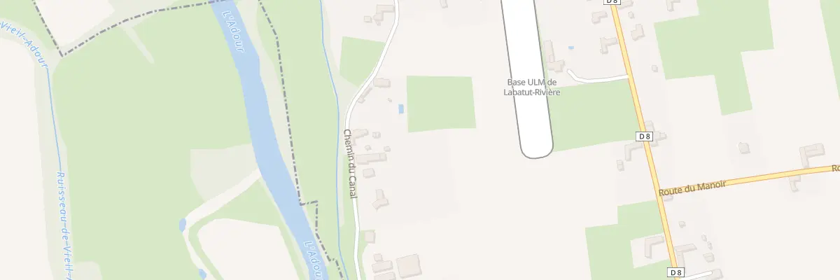 Plan du 9 Che du Canal à Labatut-Rivière