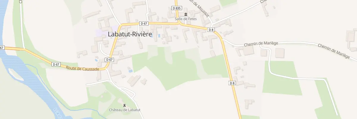 Plan du 18 Rue des Ecoles à Labatut-Rivière
