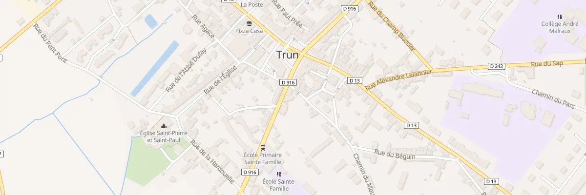 Plan du 11 Rue Président Mitterrand à Trun