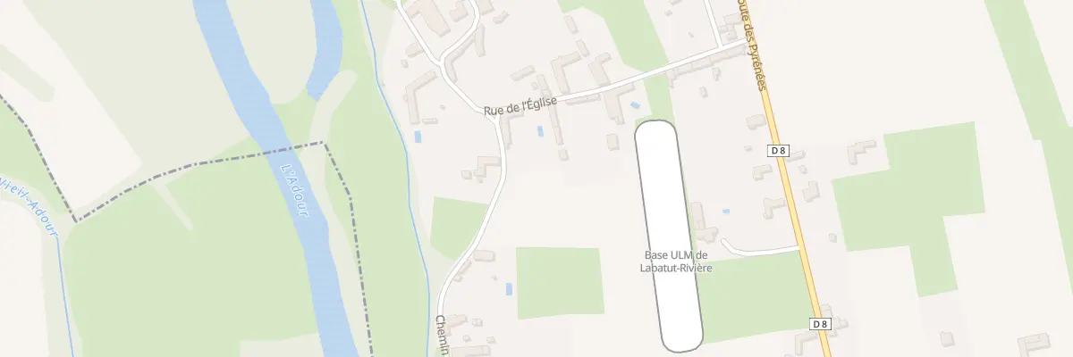Plan du 1 Che du Canal à Labatut-Rivière