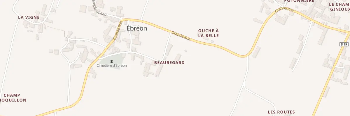 Plan du 10 Rue des Ecoles à Ébréon
