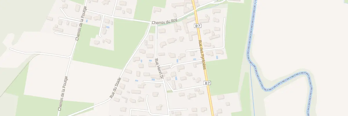 Plan du 7 Rue Henri IV à Lagarde