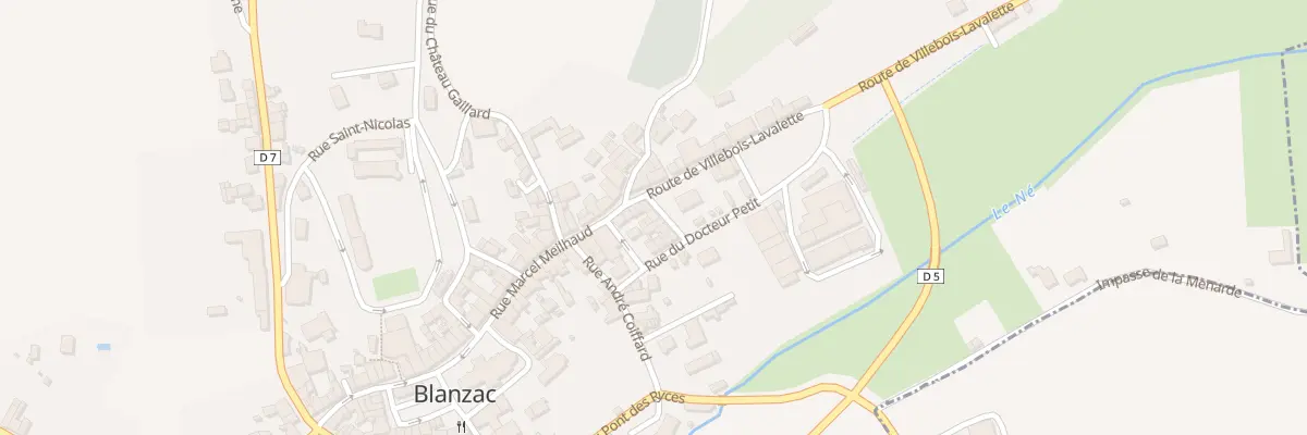 Plan du 4 Rue du Moulin à Coteaux-du-Blanzacais