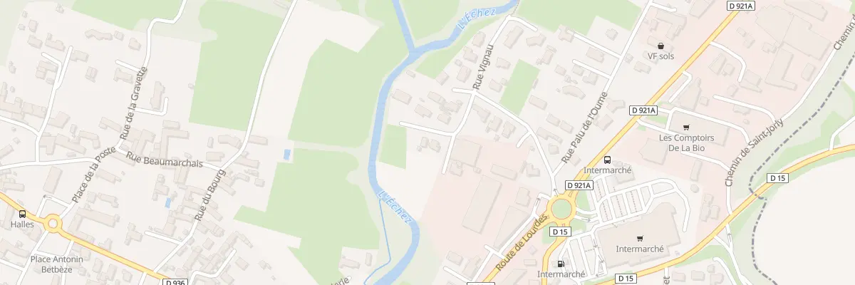 Plan du 13 Rue Vignau à Juillan