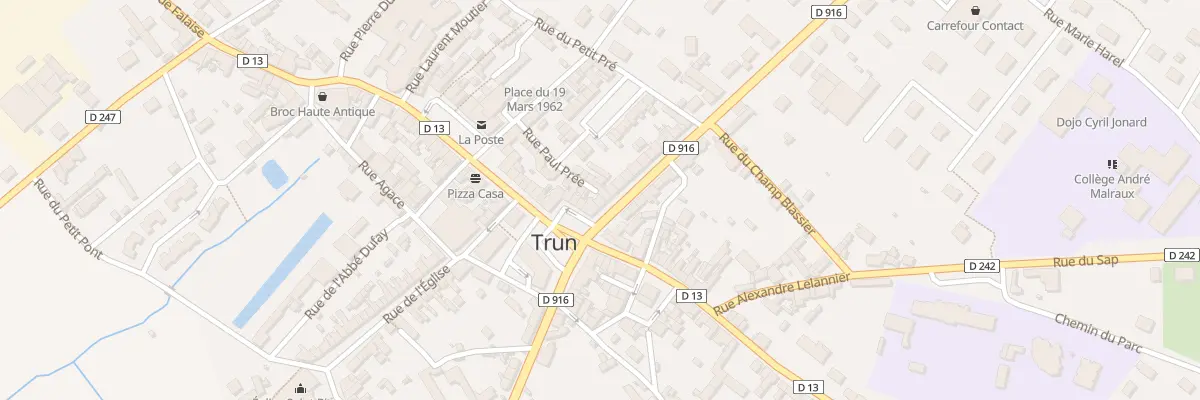 Plan du 4 Rue Louis Guêné à Trun