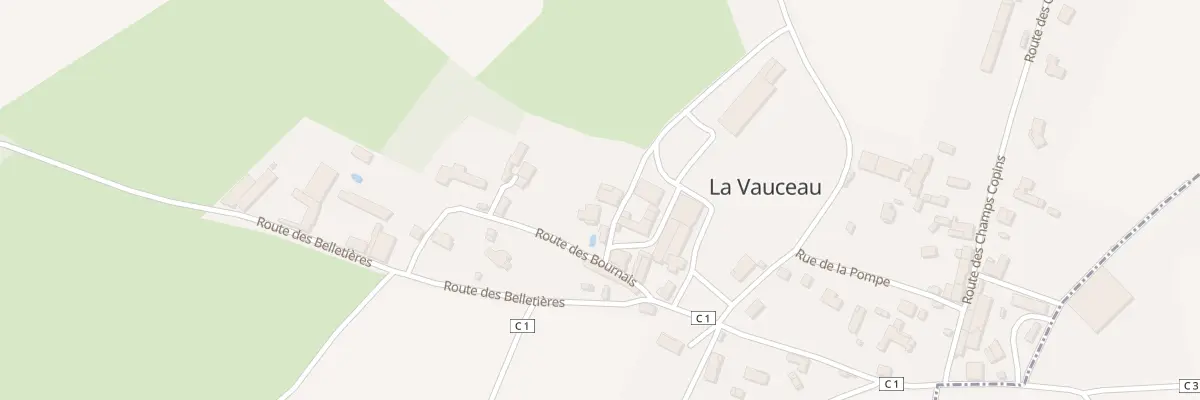 Plan du 10 Rte des Bournais à Chalandray