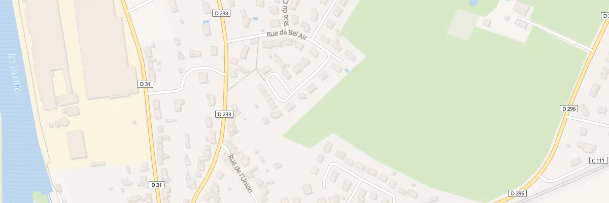 Plan du 16 Rue de Bel Air à La Suze-sur-Sarthe