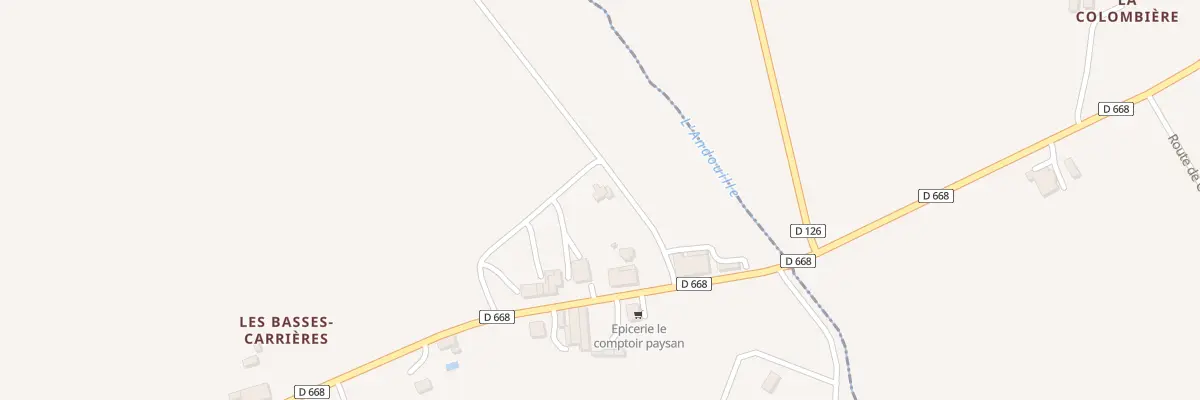 Plan du 4 Les Basses Carrieres à Roquebrune