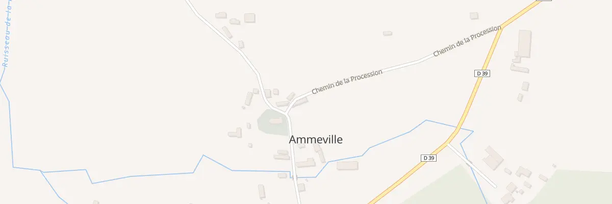 Plan du 327 Che de la Procession Ammeville à Saint-Pierre-en-Auge