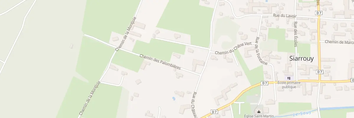 Plan du 5109 Rue du Château à Siarrouy