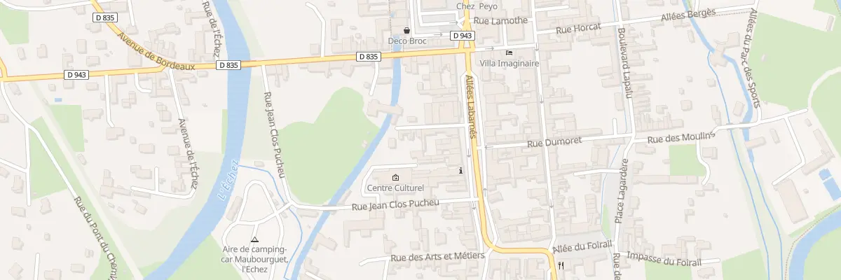Plan du 5684A Imp du Casino à Maubourguet