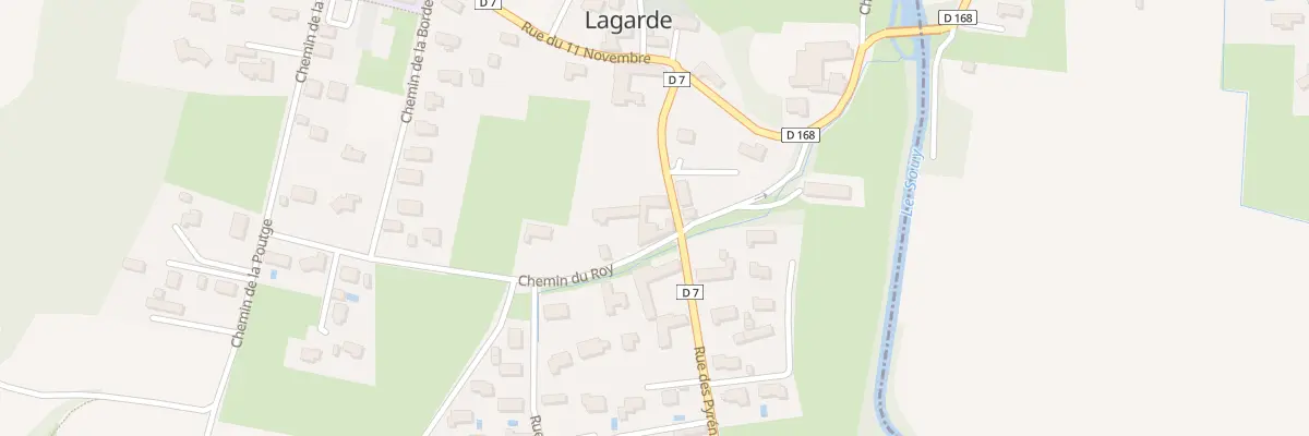 Plan du 5041 Le Village à Lagarde