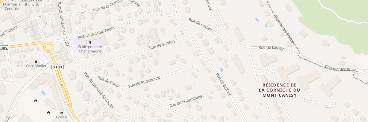 Plan du 17 Rue de Strasbourg à Blonville-sur-Mer