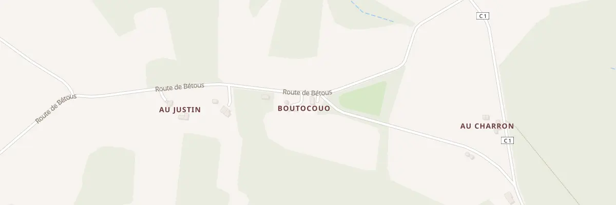 Plan du 351 Rte de Bétous à Loubédat