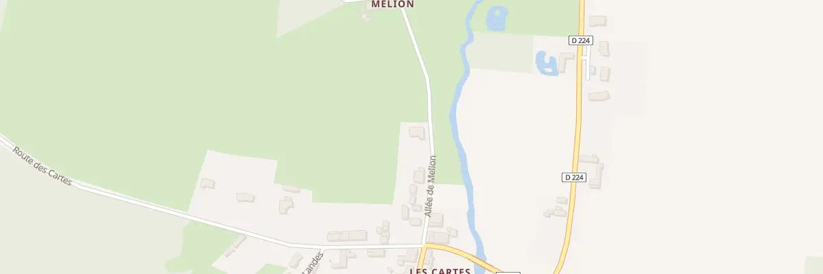 Plan du 7 All de Melion à Thorée-les-Pins