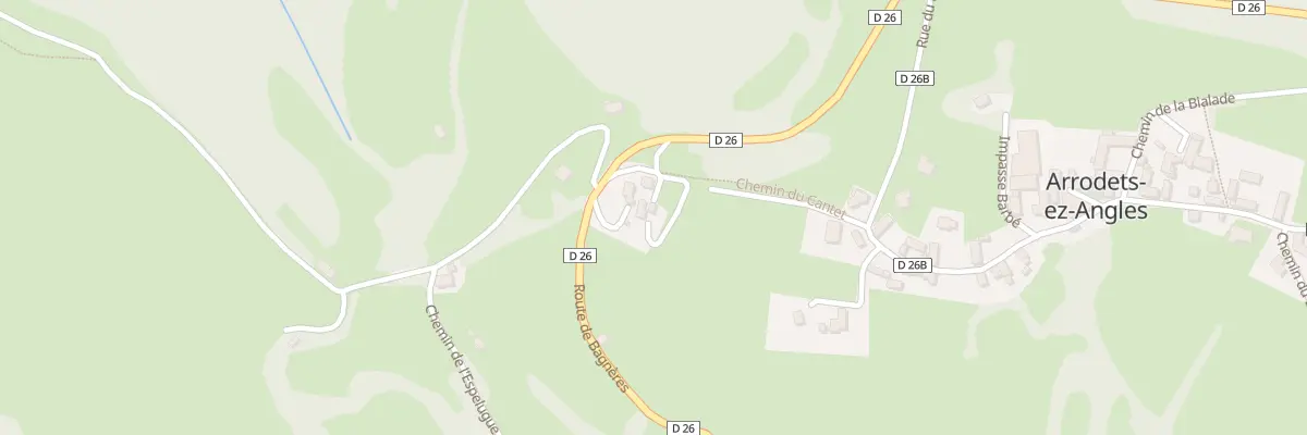Plan du 5027 Pradet à Arrodets-ez-Angles
