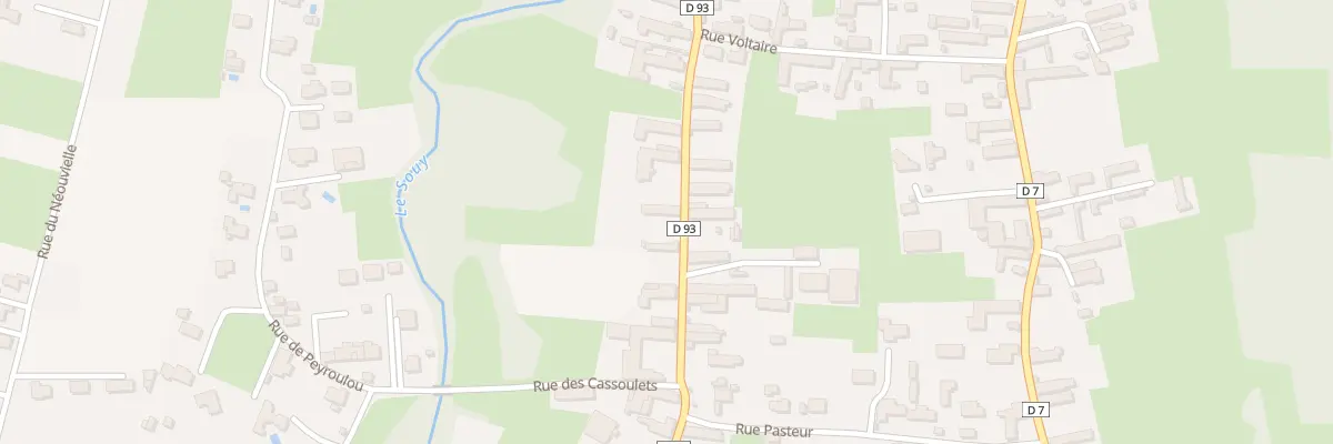 Plan du 36 Av Jean Moulin à Oursbelille