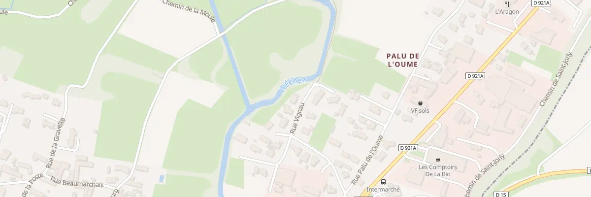 Plan du 14 Rue Vignau à Juillan