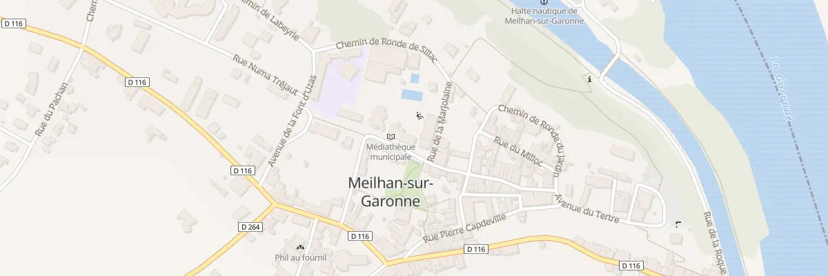 Plan du 13 All du Docteur Gabourin à Meilhan-sur-Garonne