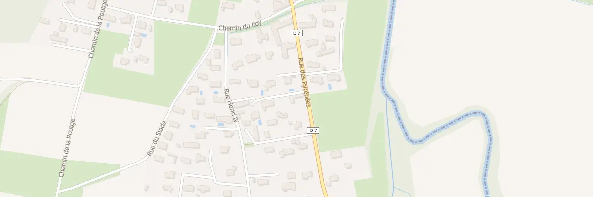 Plan du 14 Rue des Pyrénées à Lagarde