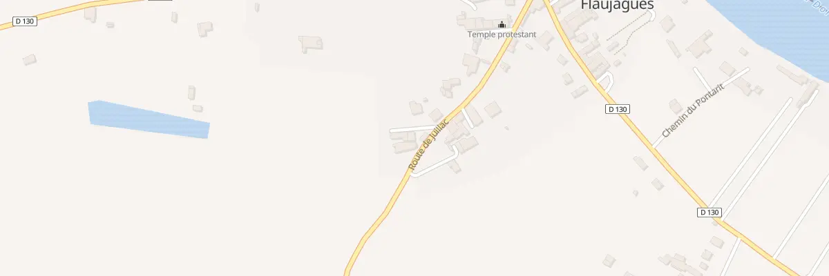 Plan du 250 Rte de Juillac à Flaujagues