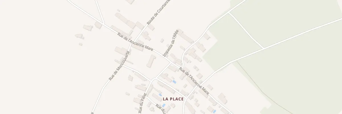 Plan du 14 Rue de l’Ancienne Mare La Plac à Valdelaume