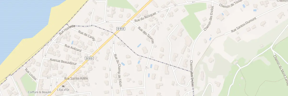 Plan du 6443 Rue des Sources à Benerville-sur-Mer