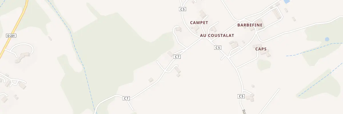 Plan du 5056 A Cazalat à Loubédat