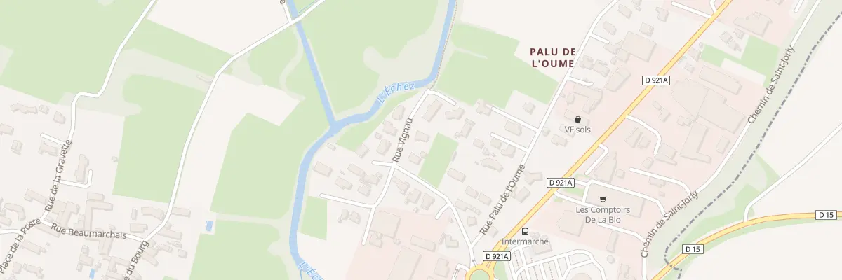 Plan du 8 Rue Vignau à Juillan