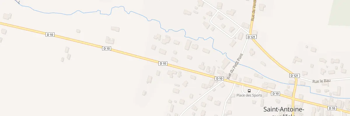 Plan du 50 Av de la Libération à Saint-Antoine-sur-l’Isle