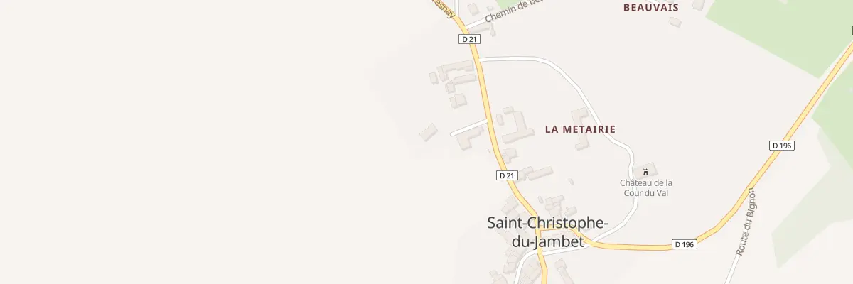 Plan du 2 Imp du TILLEUL à Saint-Christophe-du-Jambet