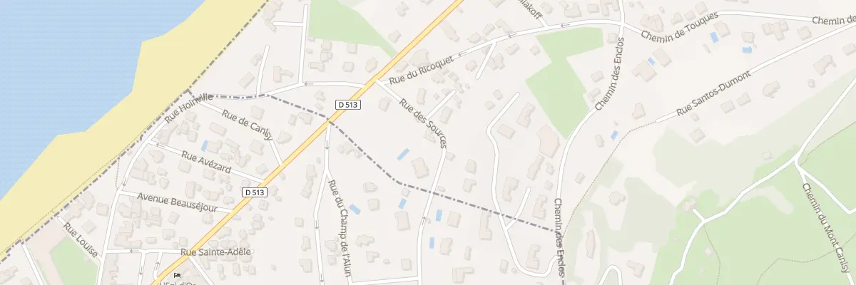 Plan du 5 Rue des Sources à Benerville-sur-Mer