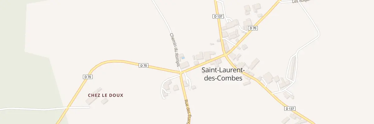 Plan du 6 Rue Saint-Laurent à Saint-Laurent-des-Combes