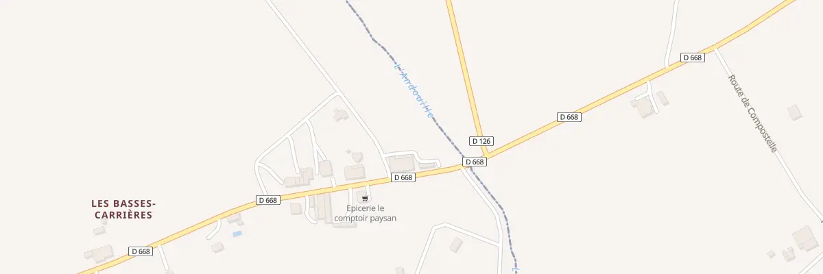Plan du 2 Les Basses Carrieres à Roquebrune