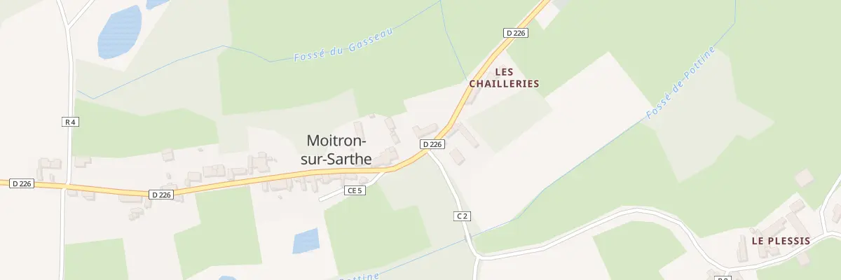 Plan du 2 Rue des Templiers à Moitron-sur-Sarthe